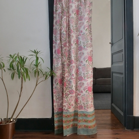 Rideaux indiens en coton imprimé