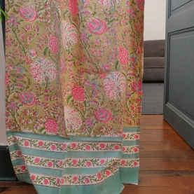 Rideau indien en coton