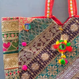 Sac à main indien artisanal
