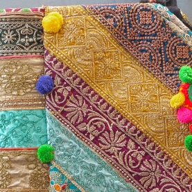 Indian handbag Zari style