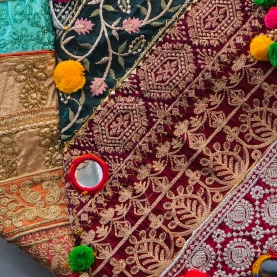 Sac à main indien brodé Zari