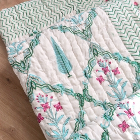 Couette indienne en coton Rajai