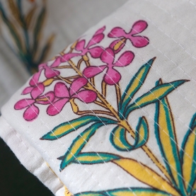 Indian traditional cotton Comforter + pillow