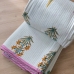 Indian traditional cotton Comforter + pillow pink and yellow