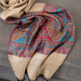 Indian knitted scarf