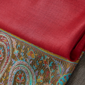 Echarpe indienne tissée Jamawar