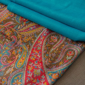 Echarpe indienne tissée