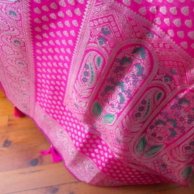 Saree indien satiné