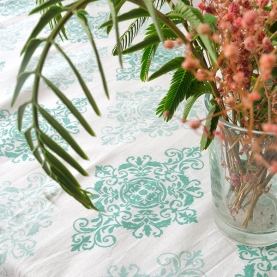 Nappe indienne en coton