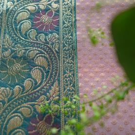 Chemin de table indien en tissu