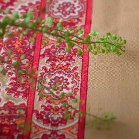 Indian handcrafted cotton table runner