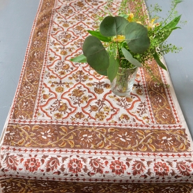 Indian handcrafted cotton table runner