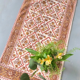 Indian cotton table runner