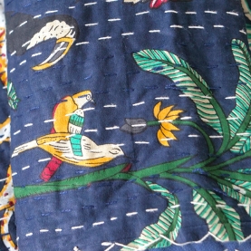 Indian handcrafted cotton bed sheet