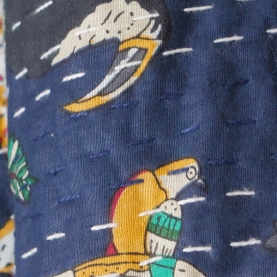 Indian bed cover Kantha