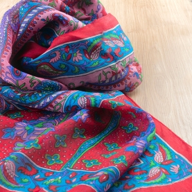 Indian silk scarf