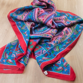 Foulard indien en soie