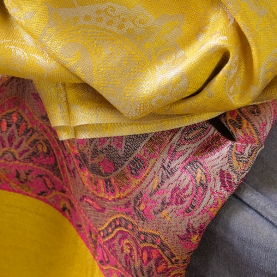 Indian Jamawar knitted scarf