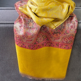 Echarpe indienne tissée