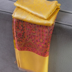 Indian knitted scarf