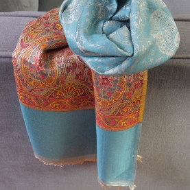 Indian knitted scarf