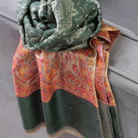 Indian knitted scarf