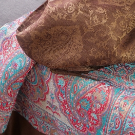 Echarpe indienne tissée