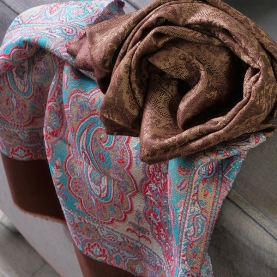 Indian knitted scarf