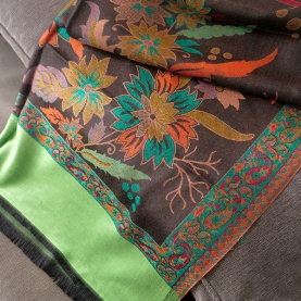 Indian knitted scarf