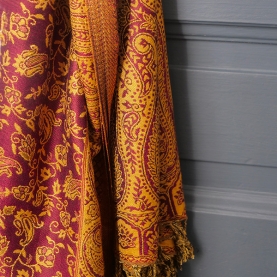 Indian knitted scarf