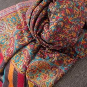 Indian knitted scarf