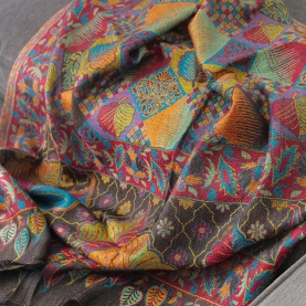 Indian knitted scarf