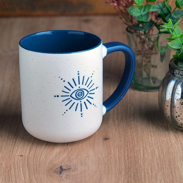 Infuser tea mug Eye blue 400ml