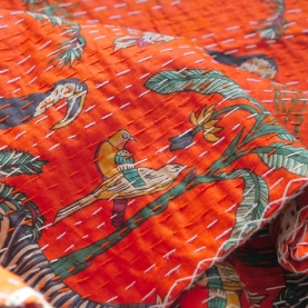 Indian cotton bed cover