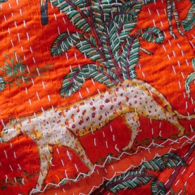 Indian handcrafted cotton bed cover