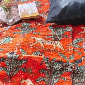 Indian handcrafted bed cover