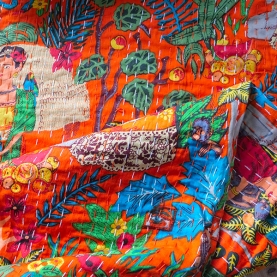 Indian cotton bed cover