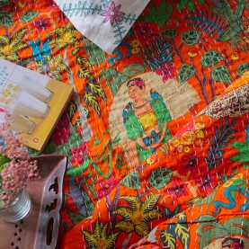 Dessus de lit indien Kantha