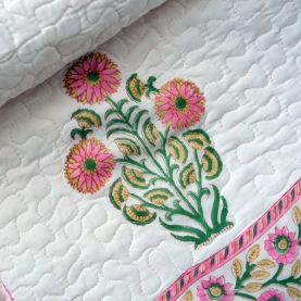 Couette indienne en coton matelassé
