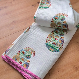 Couette indienne en coton matelassé