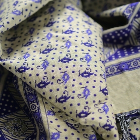 Indian mixed cotton shawl