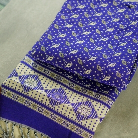 Echarpe indienne réversible