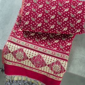 Indian mixed cotton scarf