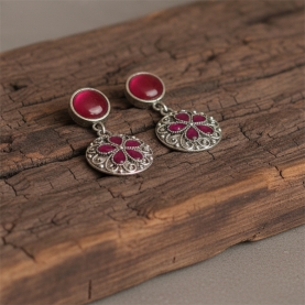 Boucles d'oreilles indiennes boho