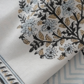 Nappe indienne en coton imprimée