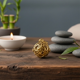 Pendentif de grossesse indien en métal chantant