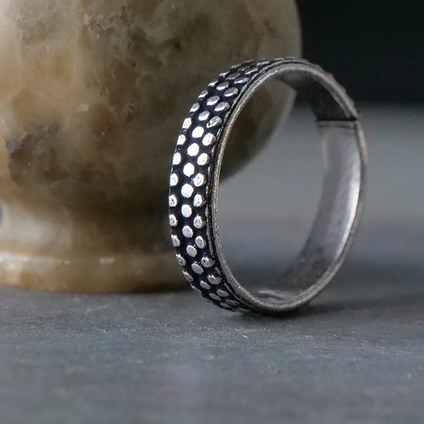 Bague de pied ethnique indienne en métal