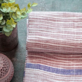 Indian Khadi handcrafted towel brown color