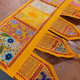 Indian cotton vaner wall Toran patchwork