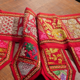 Indian cotton vaner wall